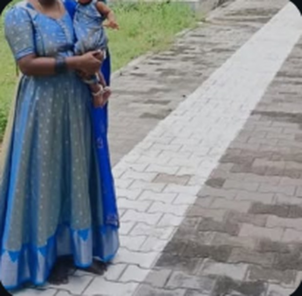 Mom daughter combo dress